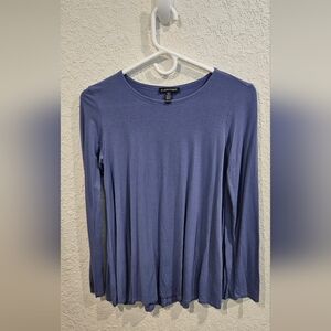 Eileen Fisher Long Sleeve Blue Loose Flowy Top Size Xxs